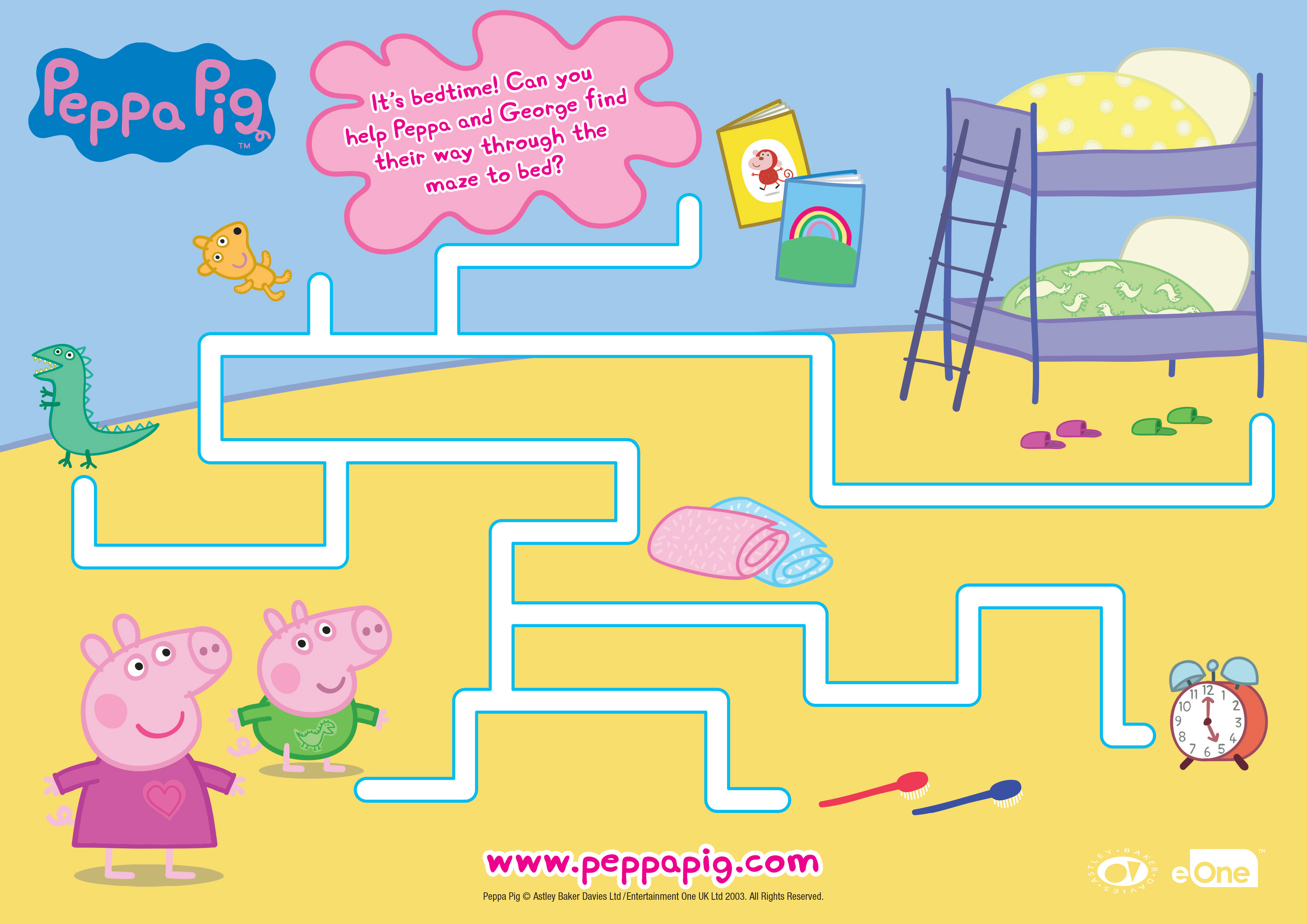 Preschool Worksheet Pink Peppa Pig