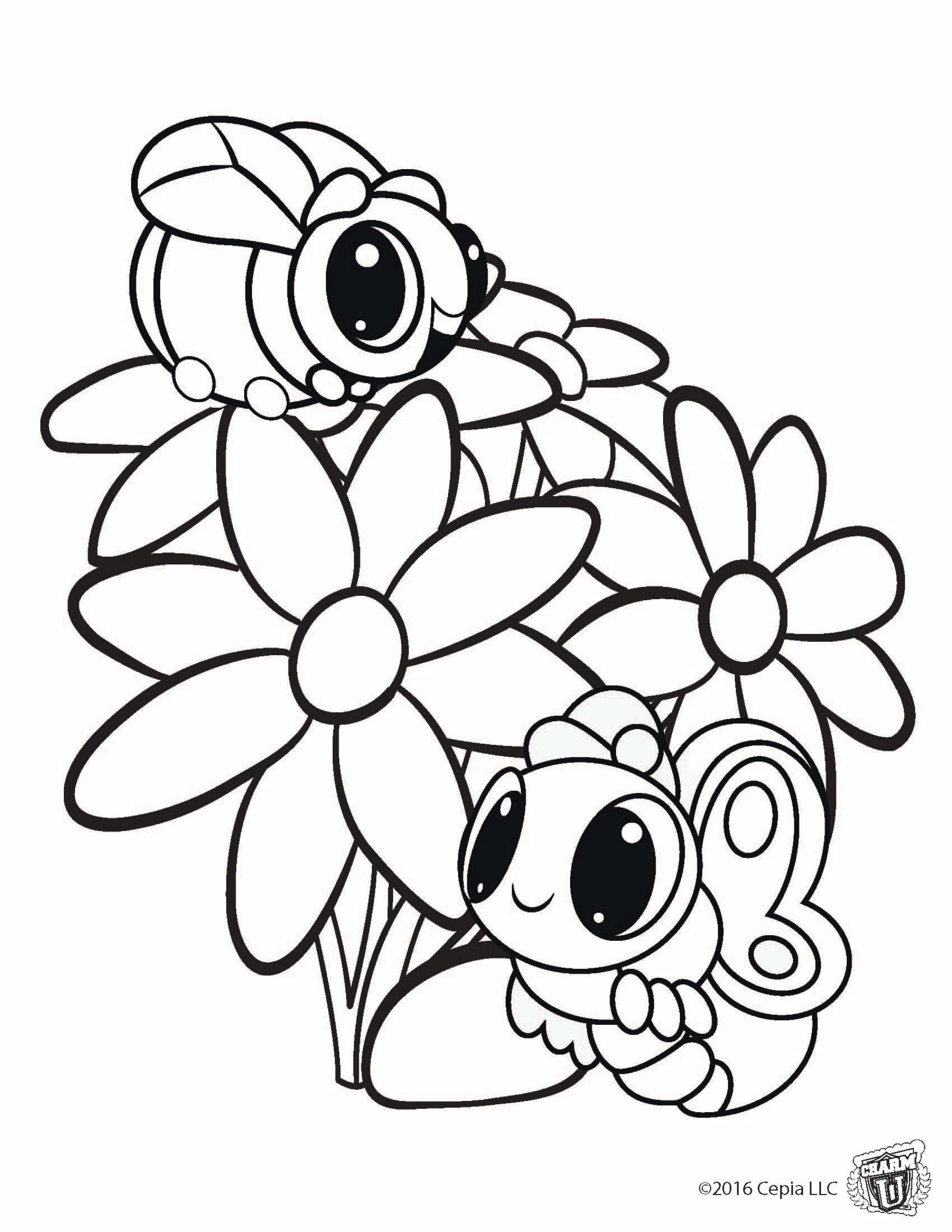 Download fun activities and color-ins to print out and play with Charm