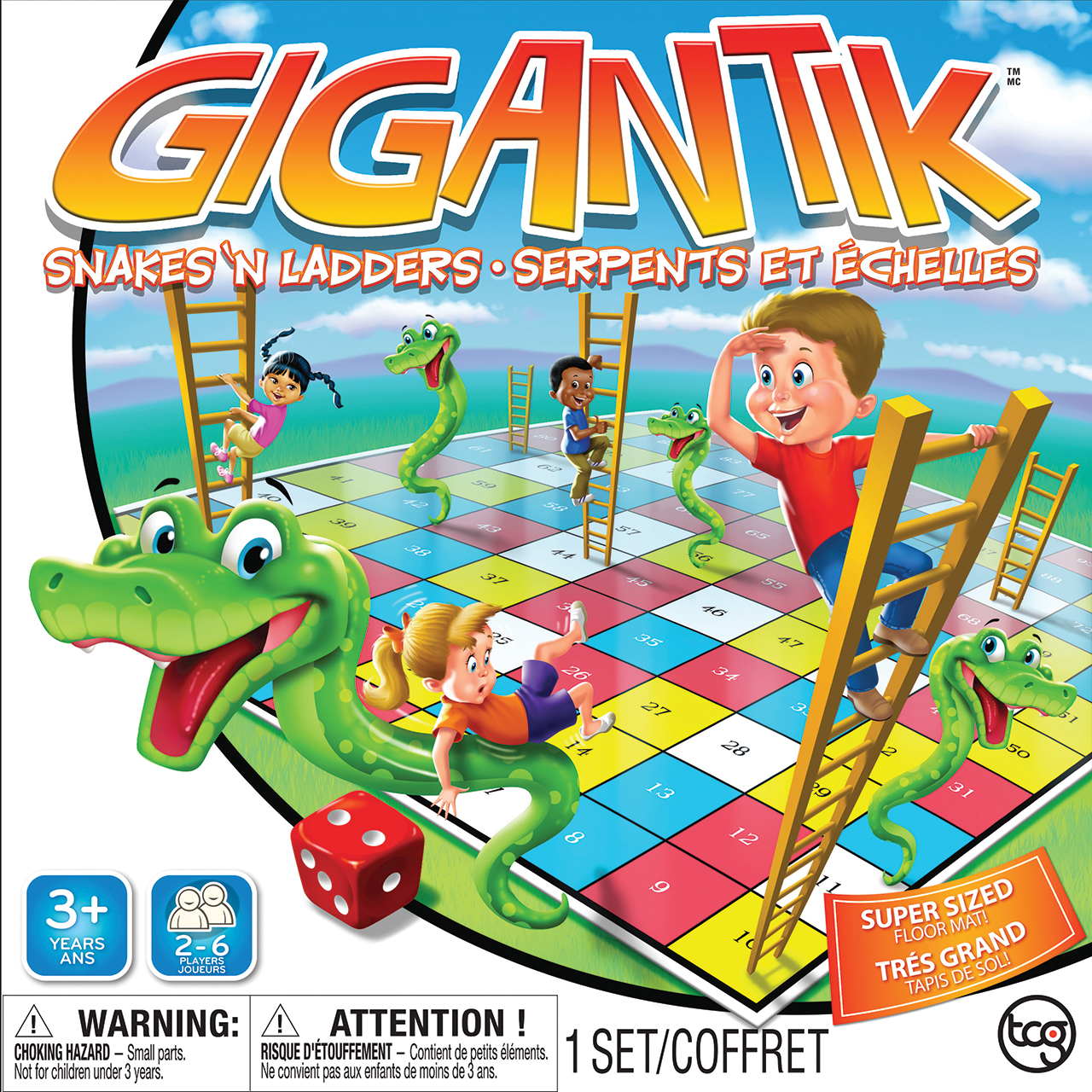 Gigantik Snakes & Ladders Games Prima Toys