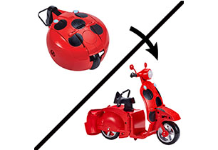 Miraculous Ladybug Switch & Go Scooter With Figure