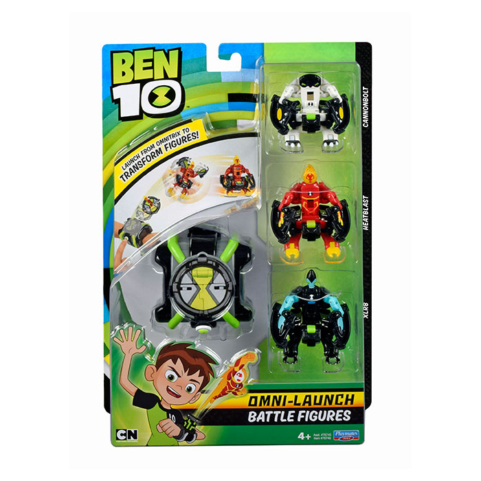 Ben 10 Omni Launch With 3 Battle Figures Ben 10 Prima Toys