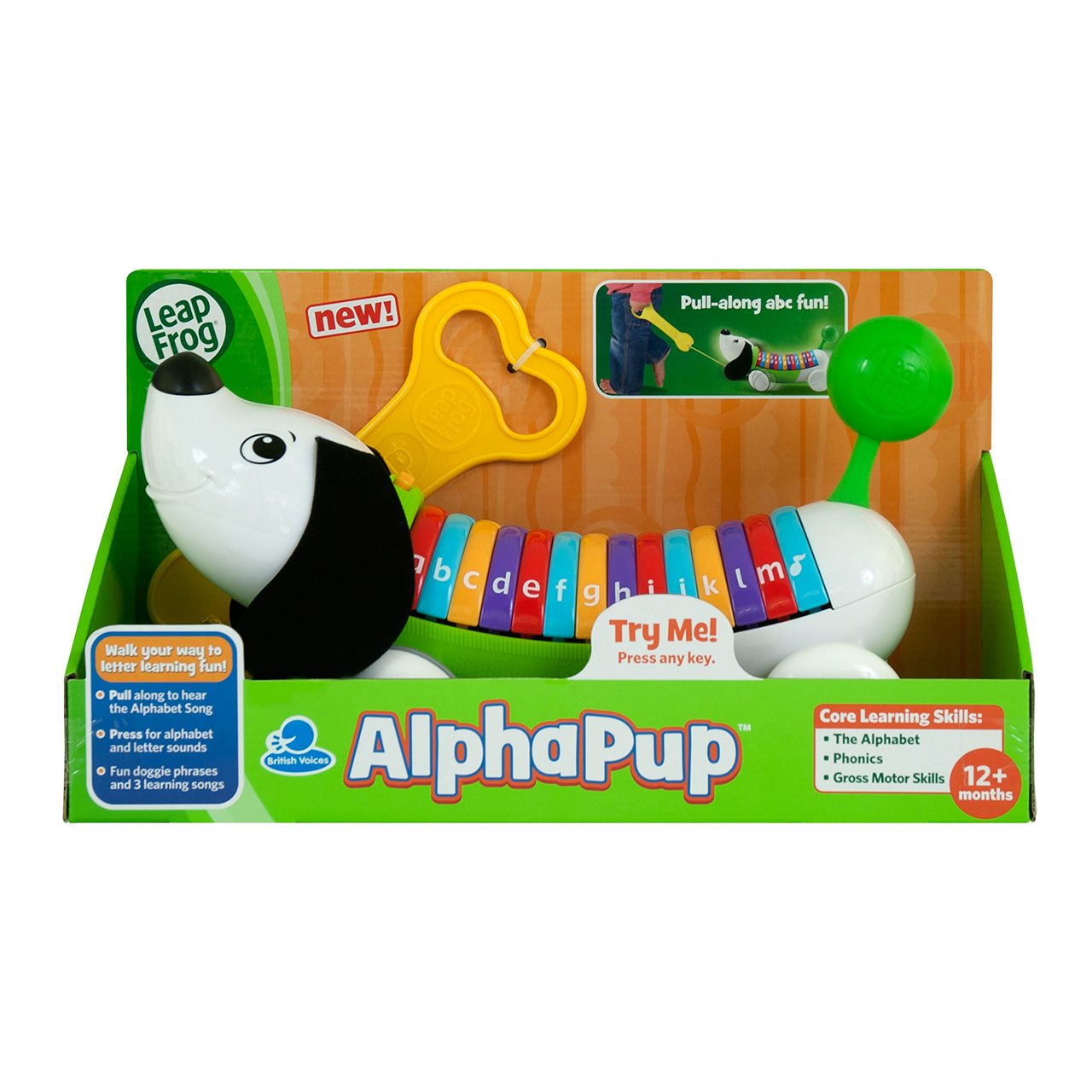 LeapFrog Alphapup Green LeapFrog Prima Toys