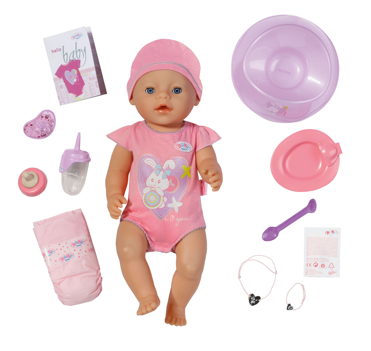 Baby Born Interactive Girl Baby Born Prima Toys