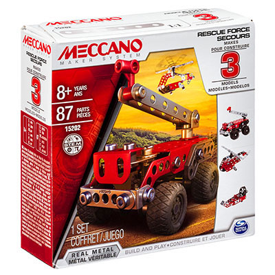 Meccano 3 Model Set Rescue Force