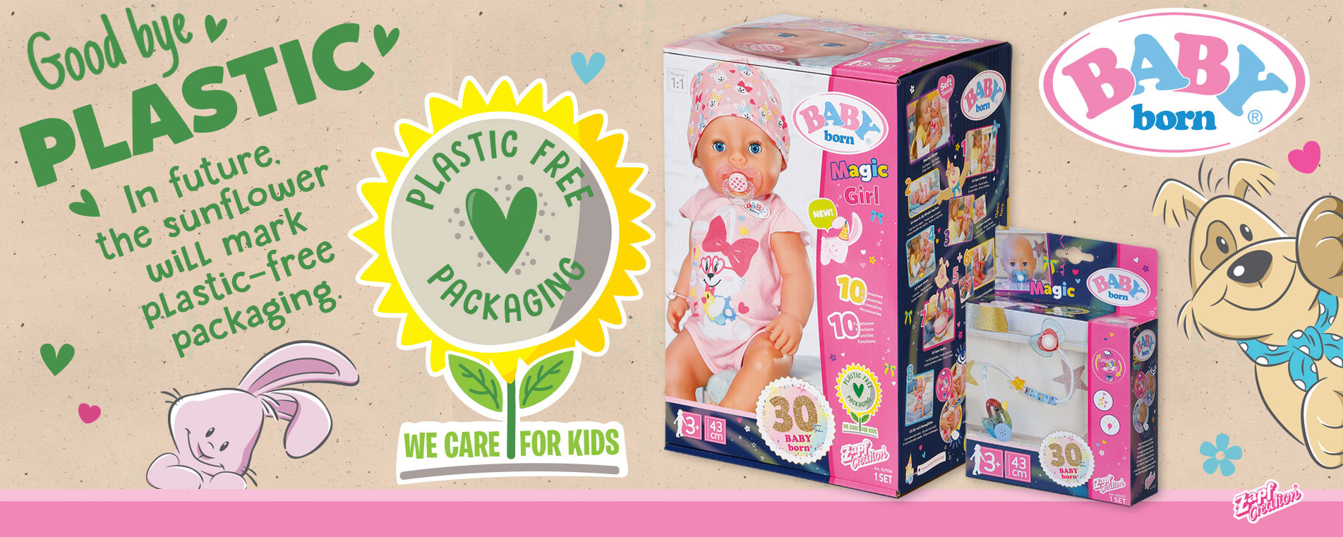 Baby Born Plastic Free Packaging