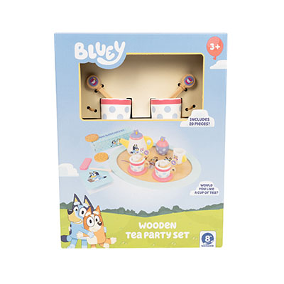 Bluey Wooden Tea Party Set