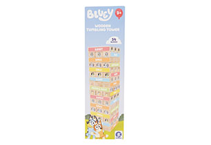 Bluey Wooden Tumbling Tower