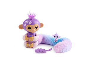 Fingerlings Snuggle Tails Monkey