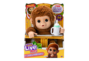 Little Live Pets My Baby Plush Monkey