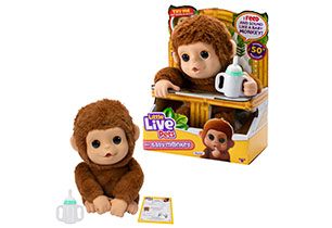 Little Live Pets My Baby Plush Monkey