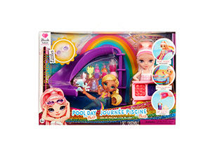 Rainbow High Littles Playset Pool Day With Blush