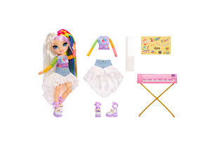 Rainbow Jnr High Rockband Fashion Doll Asstd 2