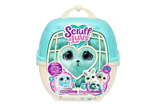 Scruff-a-Luvs Surprise Blue Pet with Carrier