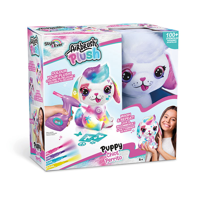 Style 4 Ever Airbrush Plush - Puppy, Style 4 Ever