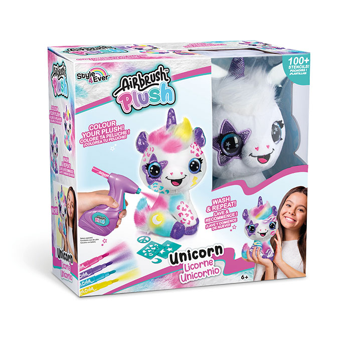 Airbrush Plush Unicorn