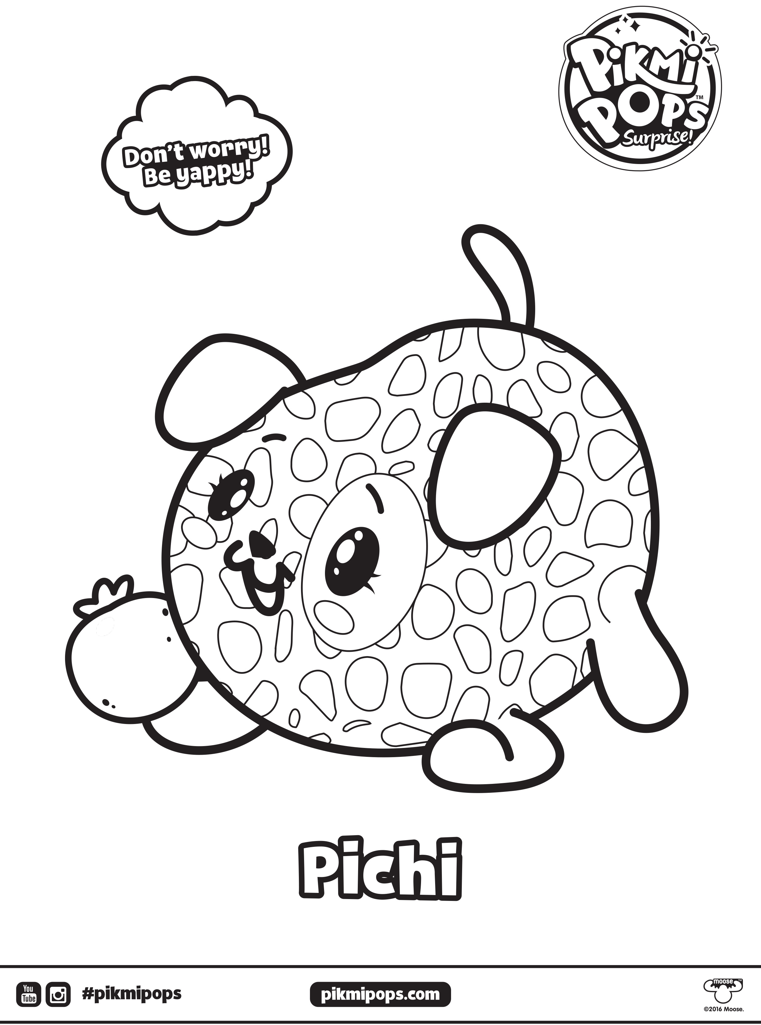 Download fun activities and color-ins to print out and play with Pikmi