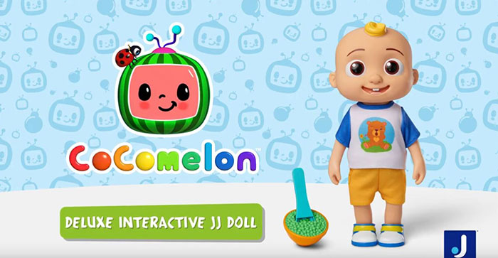 Cocomelon Deluxe Interactive JJ Doll Video