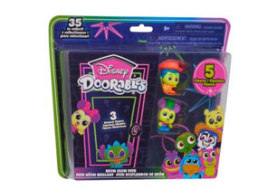 Disney Doorables Neon Glow Peek collector Pk