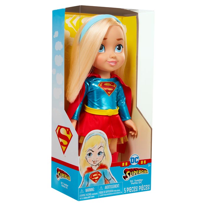DC Super Hero Girls DC Harley Quinn Toddler Doll 14/" Tall Black//Red