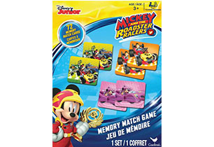 Mickey and The Roadster Racers Memory Match Game
