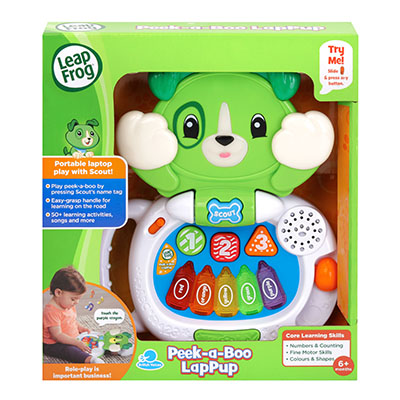 LeapFrog Peek-A-Boo LapPup - Scout