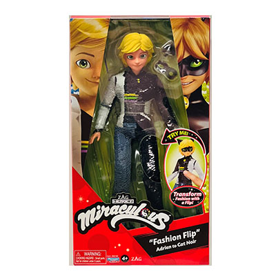 Miraculous Deluxe Flip Adrien To Cat Noir