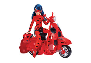 Miraculous Ladybug Switch & Go Scooter With Figure