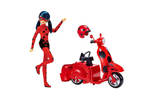 Miraculous Ladybug Switch & Go Scooter With Figure