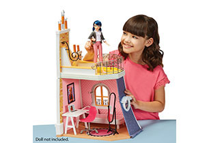 Miraculous 2 in 1 Balcony & Bedroom Playset