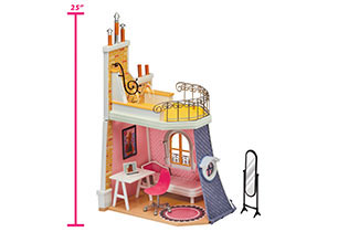 Miraculous 2 in 1 Balcony & Bedroom Playset