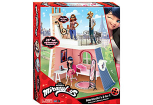 Miraculous 2 in 1 Balcony & Bedroom Playset