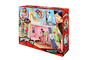 Miraculous 2 in 1 Balcony & Bedroom Playset