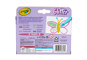 Crayola 8 Ct Glitter Markers