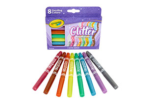 Crayola 8 Ct Glitter Markers