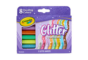 Crayola 8 Ct Glitter Markers