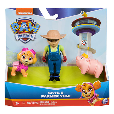 Paw Patrol Hero Pups Assorted - Skye And Farmer Yumi