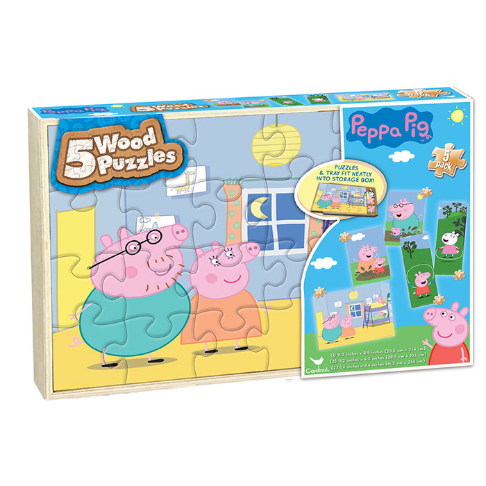peppa pig wooden puzzle