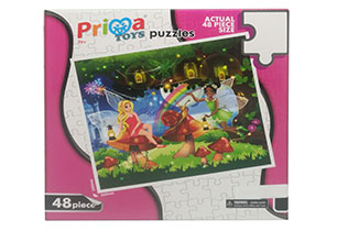 48 Piece Girls Puzzles Assortment