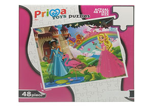 48 Piece Girls Puzzles Assortment