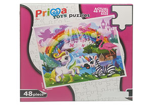 48 Piece Girls Puzzles Assortment