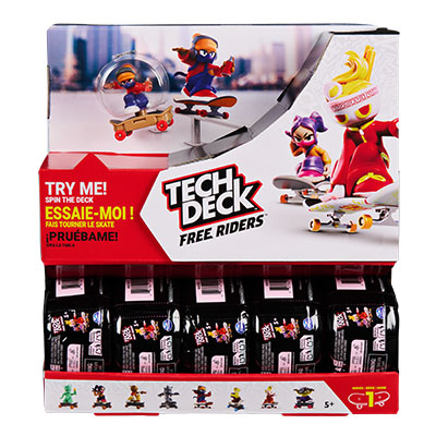Tech Deck Free Riders 1-Pack in CDU