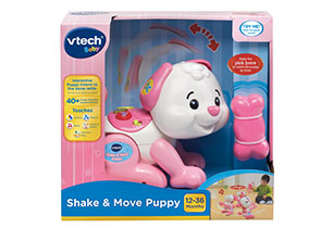 VTech Shake & Move Puppy - Pink