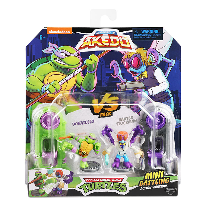 Akedo - Pack Duel Leonardo VS Rocksteady