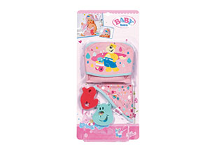 Baby Born Bath Hooded Towel Set