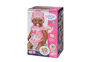 Baby Born Magic Doll Girl - Brown Eyes Girl