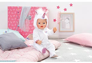 Baby Born Onesie Unicorn Outfit