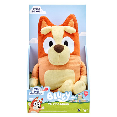 Bluey 33cm Bingo Plush With Sounds