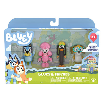 Bluey Series 3 & Series 4 Figure 4 Pack