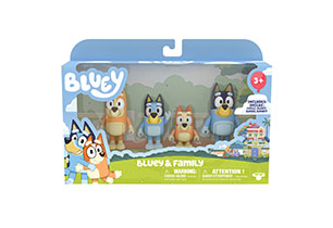 Bluey Family 4 Pack Figurines