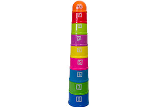 Cocomelon 10 Stacking Cups